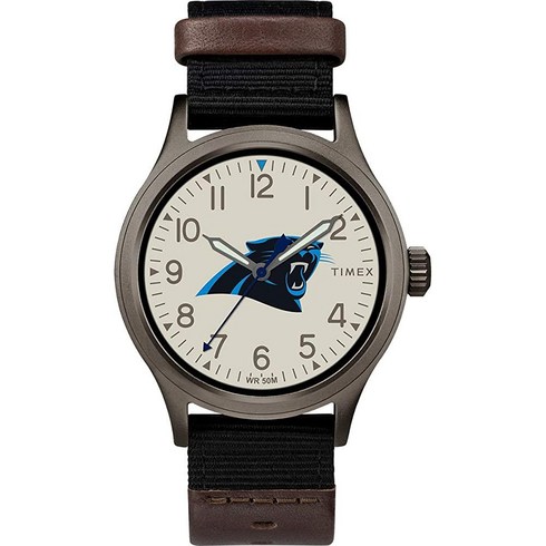 Timex 남성용 TWZFLIOMB NFL 클러치 디트로이트 라이온스 시계 마이애미 돌고래 모던.