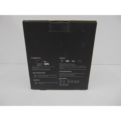 BP50NB40 USB 2.0 슬림 휴대용 Blu-ray/ DVD Writer -블랙 New 오픈 Box 235542667389