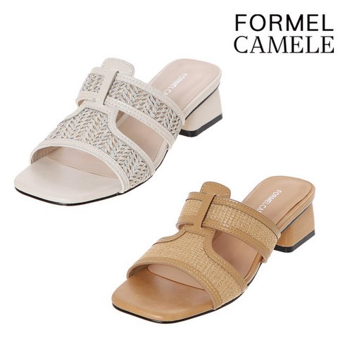 포멜카멜레 FORMEL CAMELE 몰타 트윌 뮬 2종 택1 FKS1F1SS104 4cm 298663