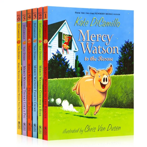 [이엔제이] 국내 Mercy Watson 머시 왓슨 시리즈 원서 6권 세트 음원 제공