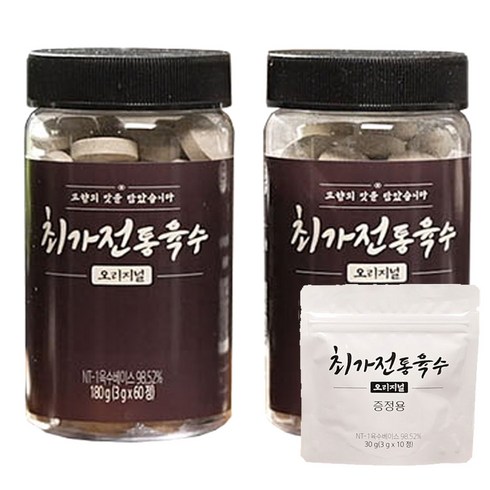 최가 전통육수 한알로 코인 동전 한알 육수 개운한 다시팩 최승경육수, 2개, 180g