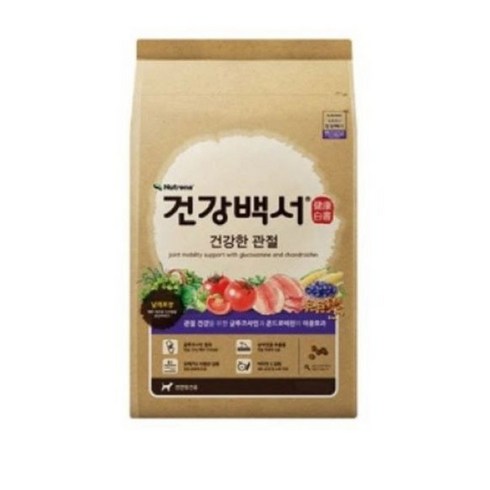 건강백서 전연령 생선 건강한 관절 애견사료, 뼈/관절 강화, 10.2kg, 1개