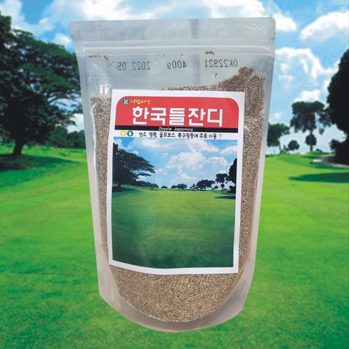 슬로시 한국 들잔디씨앗 400g 산소 묘지 잔디씨, 1개