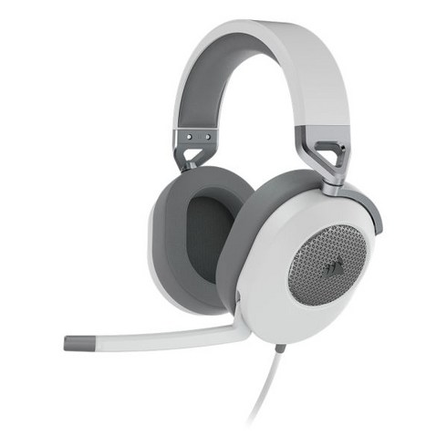 커세어 HS65 SURROUND 7.1채널 게이밍 헤드셋, RDA0043, 화이트
