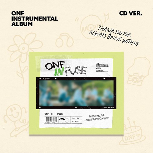 온앤오프앨범 - (CD ver) 온앤오프(ONF) - ONF INSTRUMENTAL ALBUM [INFUSE]