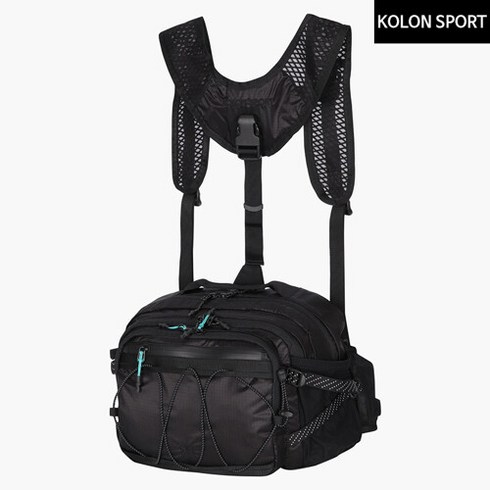 코오롱 멀티 힙색 9L QEBXX22200-BLK, FREE, FREE