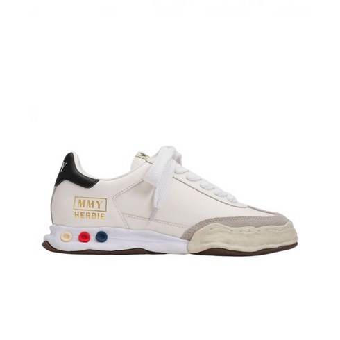 정품 메종 미하라 야스히로 허비 OG 솔 레더 로우탑 스니커즈 화이트 Maison Mihara Yasuhiro Herbie Sole Leather Low-top Sneakers W