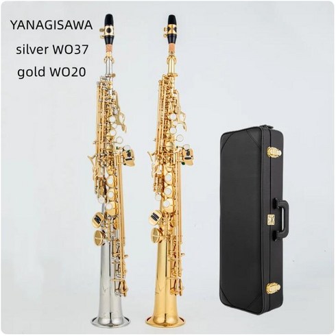 소프라노색소폰 - 색소폰 made in Japan 소프라노 wo37 silvering gold key, 1개