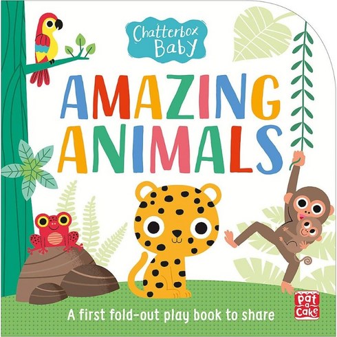 Chatterbox Baby: Amazing Animals:Fold-out tummy time book, Hachette Children