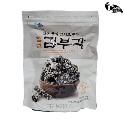 C C-WEED 찹쌀 김부각 250g x 2, 옵션, 1세트