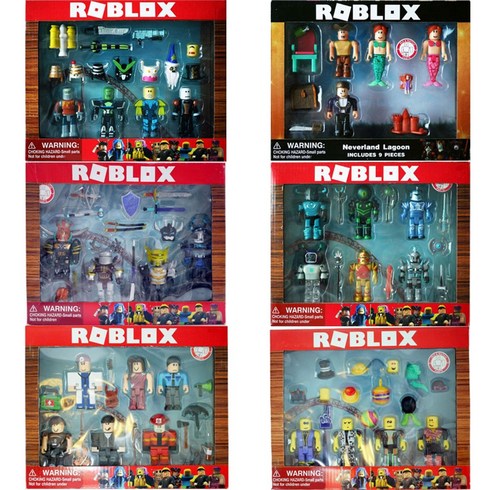 국내출고 로블록스 6종세트 굿즈 장난감 피규어 캐릭터 시리즈 로블럭스 ROBLOX, D