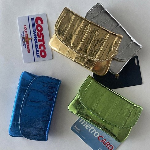 더블쿼츠 Simple Card holder Foil (4color) 심플카드지갑 호일