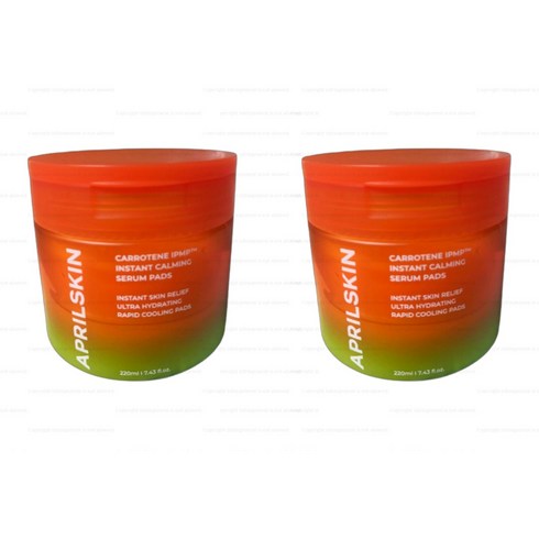 에이프릴스킨 캐로틴 3분 팩패드 220ml, 2개, 80매