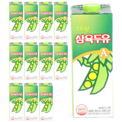 2023년 가성비 최고 삼육두유 - 삼육두유 A, 950ml, 12개