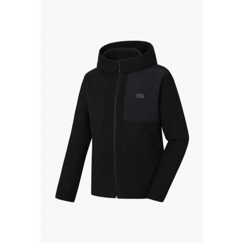 코오롱스포츠 남성 패턴 플리스 재킷_JWJFW22201BLK