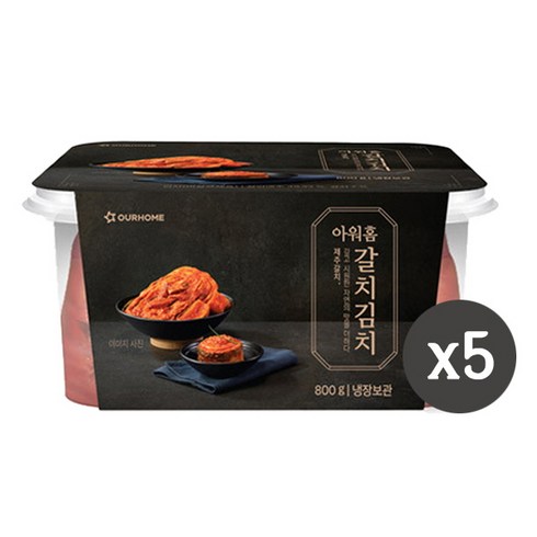 아워홈 국산 갈치김치 (트레이) 800g x 3개