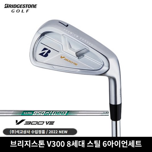 브리지스톤 V300 8세대 6아이언세트 NS950 석교상사, NS950 S 6개세트