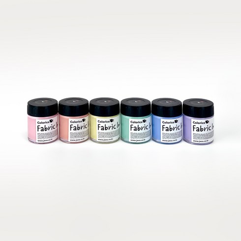 2023년 가성비 최고 티셔츠만들기 - 칼라리코 패브릭 염색물감 30ml 파스텔 세트