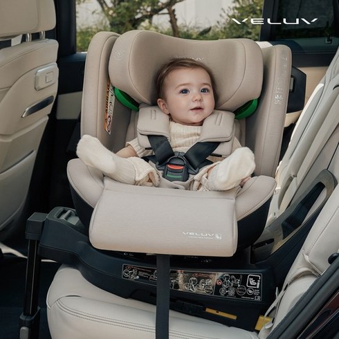 벨럽카시트 - 벨럽 V90 아이사이즈 360 회전형 유아 카시트 (ISOFIX) 피치휩