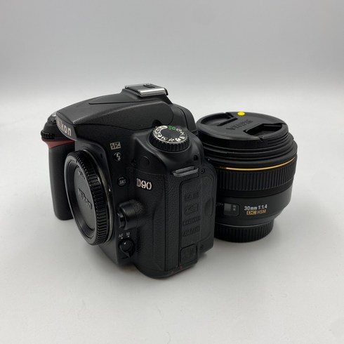 니콘d90 - 문용 중고 DSLR 카메라 니콘 D90+30mm F1.4(삼식이)+메모리 패키지 상품(ABC카메라)