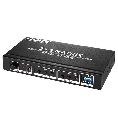 NEXT-2202HDM /2x2 HDMI 매트릭스 스위치/UHD/3D/HDCP
