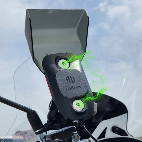 오토바이 자석거치대 충전 배달대행 핸들형 설치, 혼합색상, AAM-01
