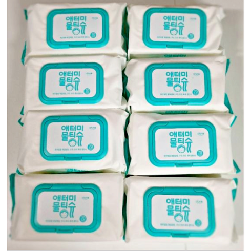 2023년 가성비 최고 애터미물티슈 - 애터미 물티슈, 70매, 8팩