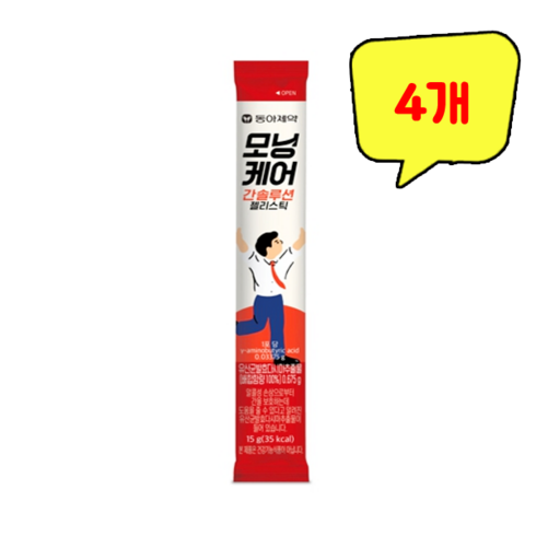 동아제약 모닝케어 간솔루션 젤리스틱, 4개, 15g