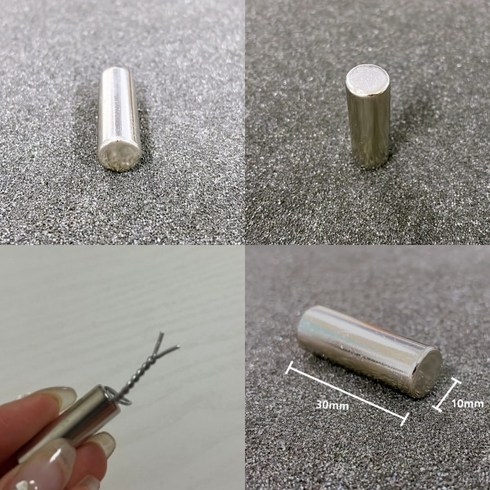 네일자석 초강력 원통형 네일마그네틱 고양이 하트 네일 10x30mm 1개