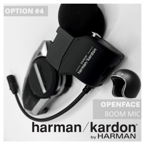 세나 블루투스 20S 30K 50S 하만카돈 스피커 클램프 클램프킷, [4 붐 마이크] 오픈 클램프킷