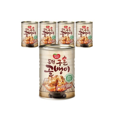 동원 구운 골뱅이 통조림, 300g, 5개