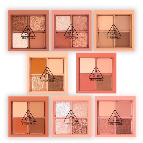 3CE 미니 멀티 아이 컬러 팔레트 (8컬러), ALMOND FUDGE(아몬드 퍼지), 1개