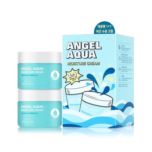 비욘드 엔젤아쿠아 수분진정크림 150ml 1+1 기획, 1개