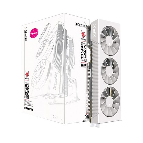 7900xtx - XFX 라데온 RX 7900 GRE Magnetic Air WHITE D6 16GB 그래픽카드