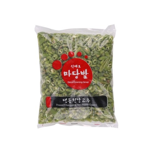 청양고추 슬라이스 1kg, 1개