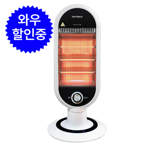2023년 가성비 최고 가정용전기난로 - 코코라이프 3단 석영관 히터 전기스토브 전기히터 사무실 가정용 난로 스탠드형 난방기, 화이트+블랙, 3단 히터
