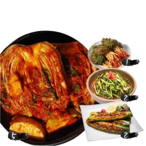 도미솔 맛있는 김치 4종 10kg - 도미솔 맛있는 김치 4종 10kg(포기5kg+오이2kg+열무2kg+파1kg), 상세 설명 참조, 단일옵션