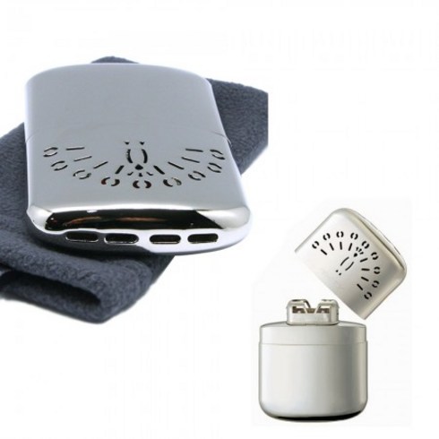 2023년 가성비 최고 스틸손난로 - PEACOCK 황동 Brass 기름 손온열기 핸드워머 스틸재질 미니 오일 손난로 세트, 1개