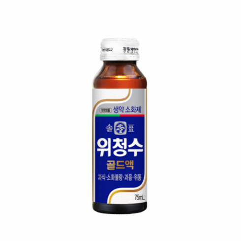 tums소화제 - 솔표 위청수골드액 75ml X 100개