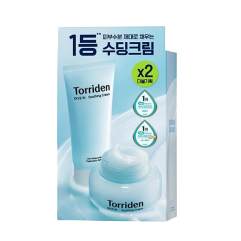 토리든 다이브인 저분자 히알루론산 크림, 100ml, 2개