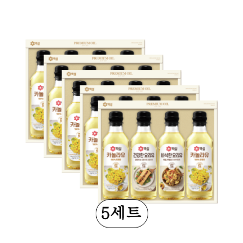 청정원nh3호 - CJ 백설 프리미엄 NH3호 5개 명절 선물세트 (1box), 5세트