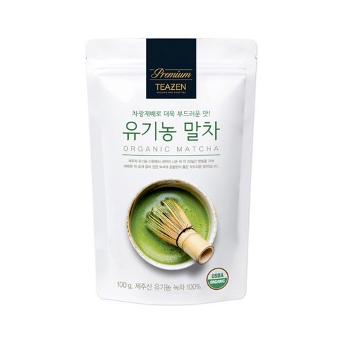 말차가루 - 티젠 유기농 말차가루 100g, 1개입, 1개