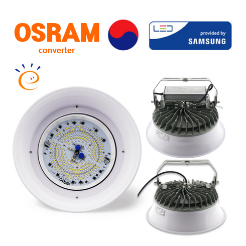 LED앤샵 오스람 국산 LED공장등 100W 120W 150W 200W (AC DC) 실외간판등 방수 투광등 고천정 조명 고천정등 사각투광기 LED 투광기 led투광등, 1. AC타입 _ 100W