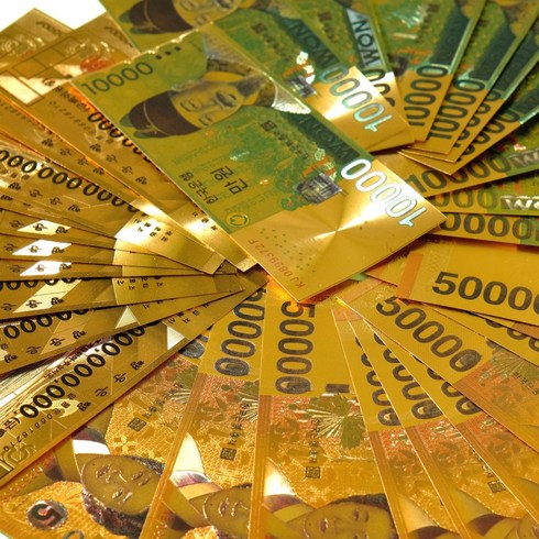 무둥 페이크머니 가짜돈, 100억수표, 10개