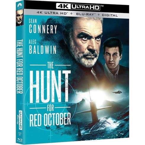 헌트블루레이 - The Hunt For Red October 4K UHD + Blu_ray 디지털 카피 블루레이 DVD 미국발송