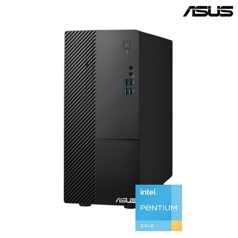 ASUS S500ME 컴퓨터 본체 데스크탑 인텔 펜티엄 골드 사무용 업무용 가정용 PC, Free DOS, 512GB, 8GB, 블랙, S500ME-0G74000040