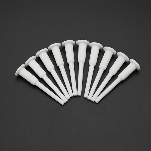 10 요가 볼 에어 플러그 체육관 운동 스포츠 공 점프 볼 에어 스토퍼 플러그 팩, 하얀색