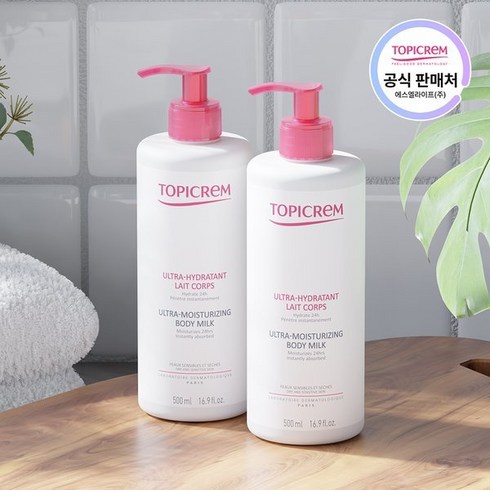 토피솔밀크로션 - 울트라 모이스처라이징 바디밀크 500ml 토피크렘, 1개