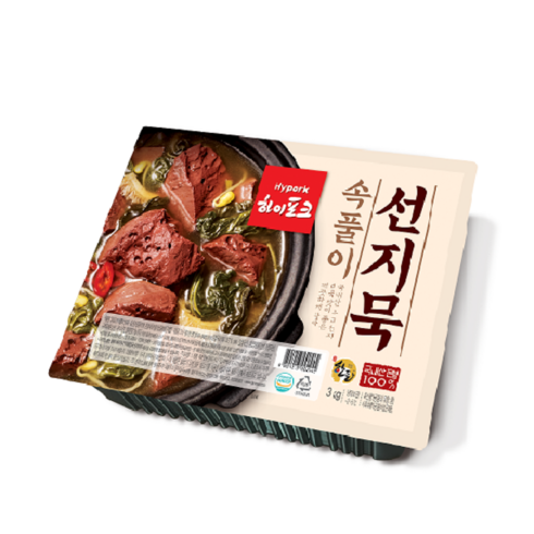 하이포크 국내산 선지 냉장 한돈 선지묵, 1개, 3kg