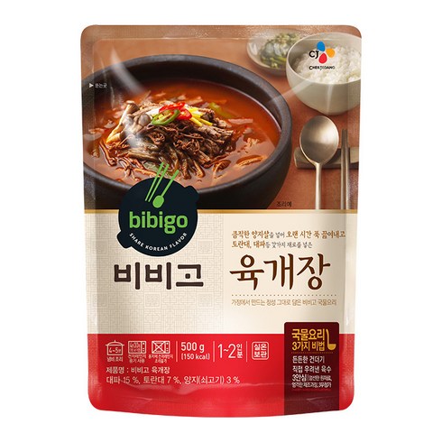 2023년 가성비 최고 비비고 양지육개장700g 4팩순살감자탕700g 3팩 총 7팩  - 비비고 육개장, 500g, 6개